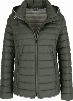 Steppjacke mit Kapuze