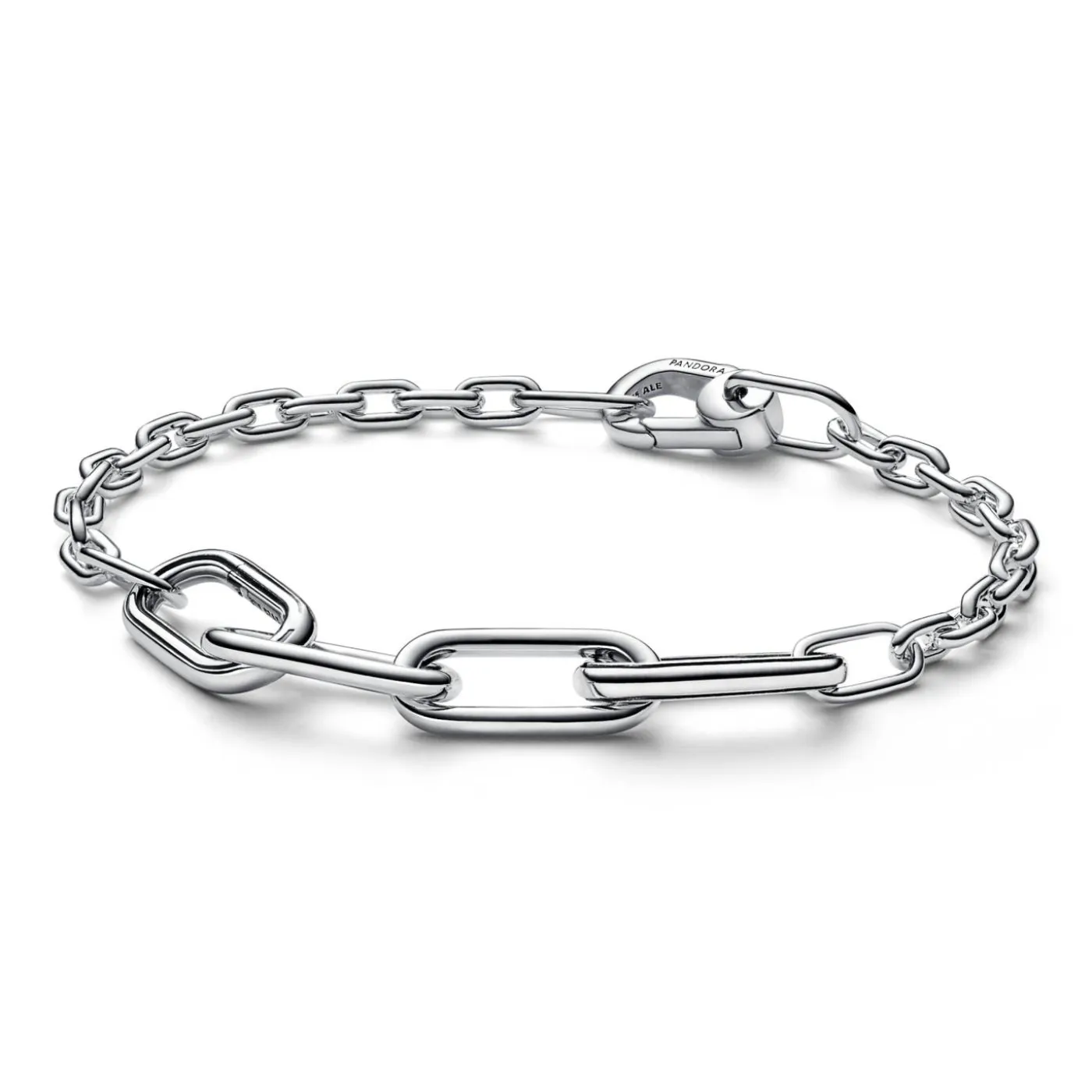 Sterling silver link bracelet