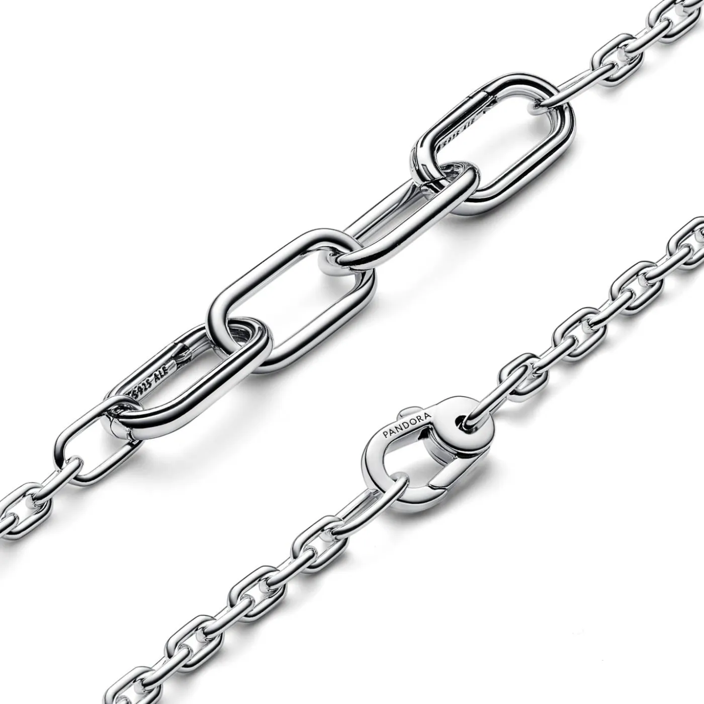 Sterling silver link bracelet