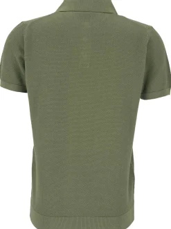 Strick-Poloshirt