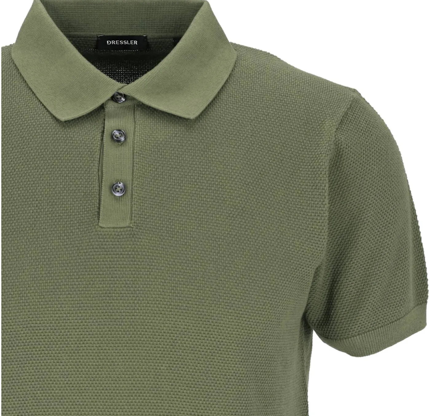 Strick-Poloshirt