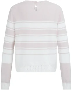 Strickpullover mit Streifen