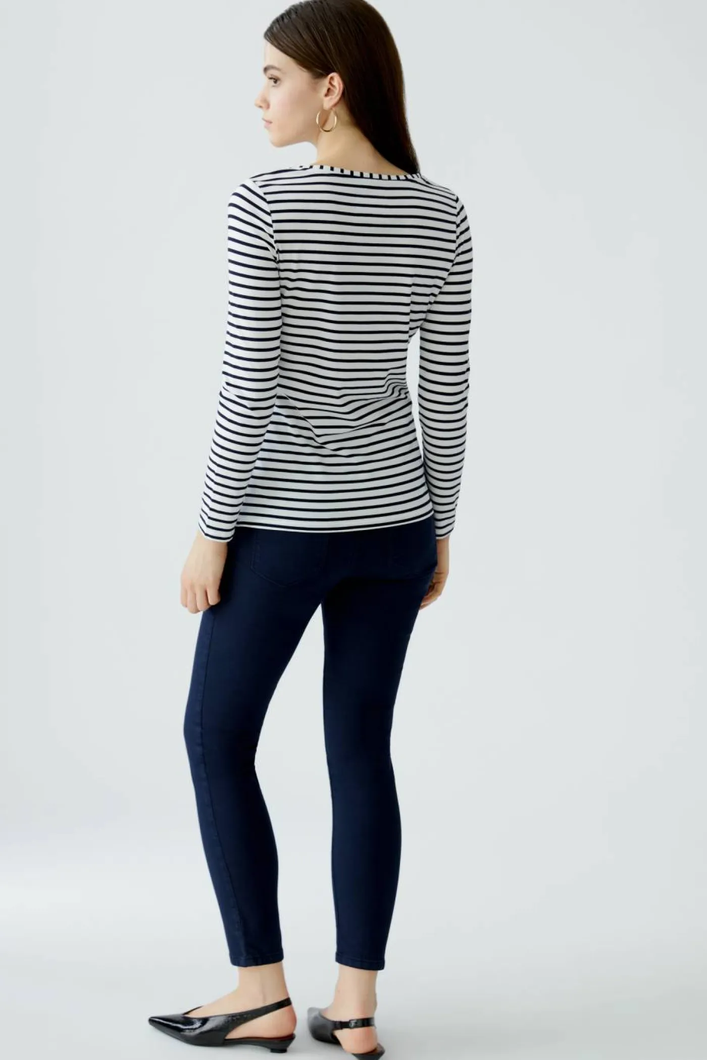 SUMIKO Langarmshirt elastische Cotton-Modalmischung
