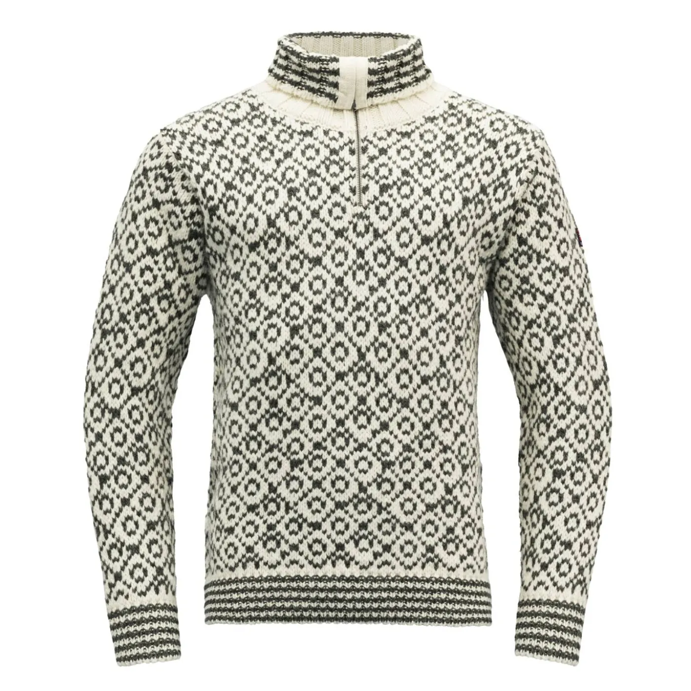 SVALBARD WOOL ZIP NECK
