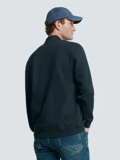 Sweater Full Zipper Pique Bomber