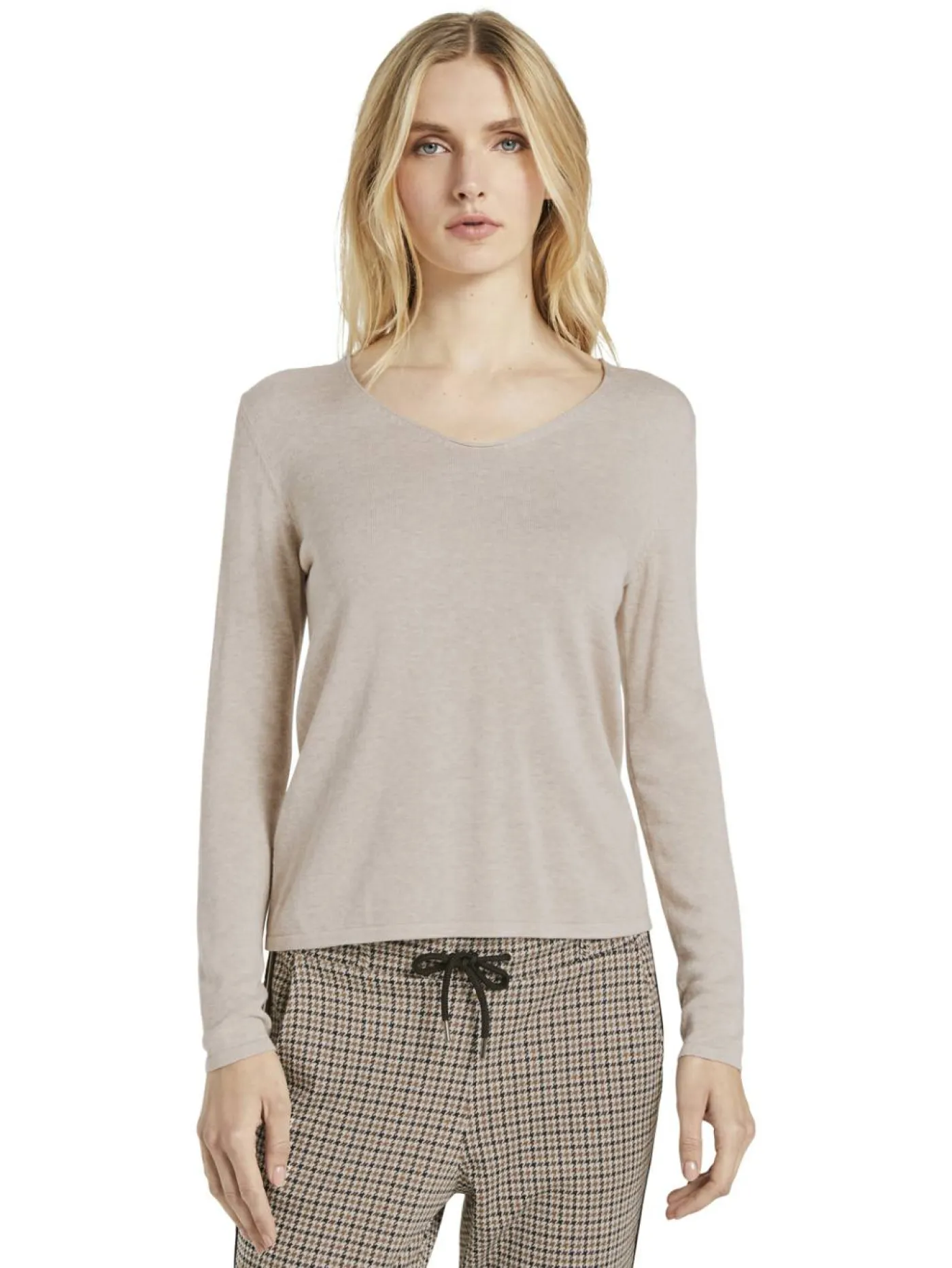 Sweater "basic v-neck"