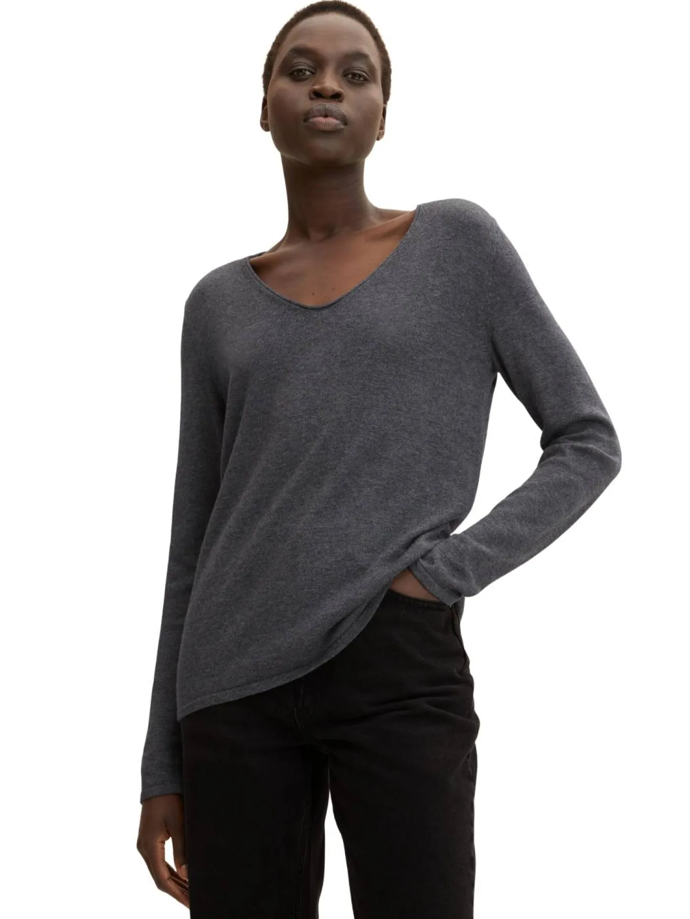 Sweater "basic v-neck"