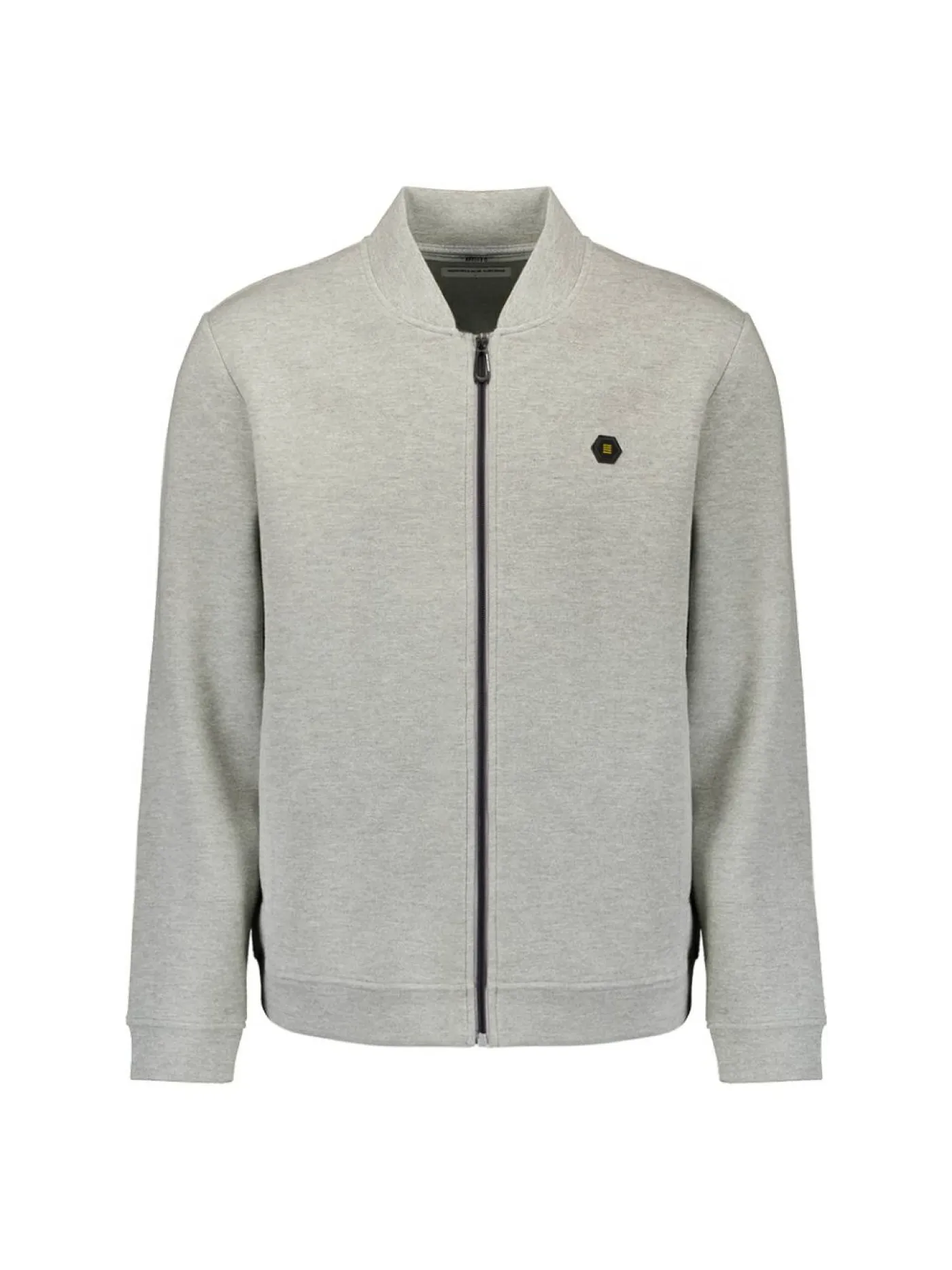 Sweater Full Zipper Pique Bomber