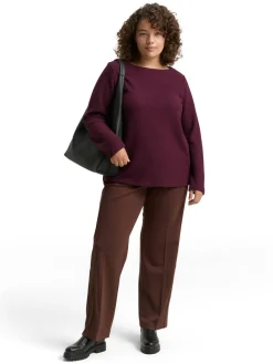 Sweatshirt cosy rib