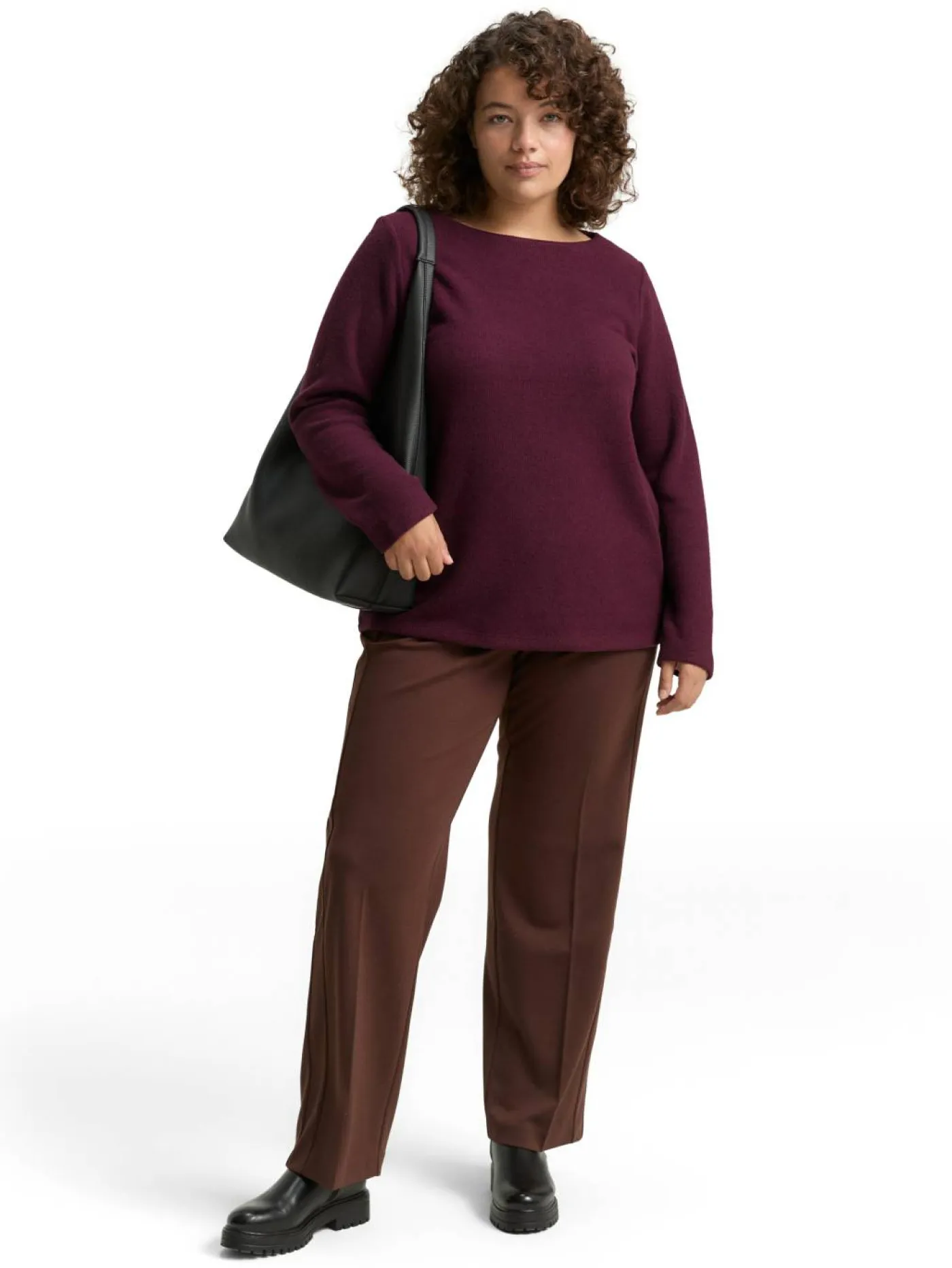 Sweatshirt cosy rib