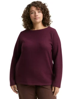 Sweatshirt cosy rib