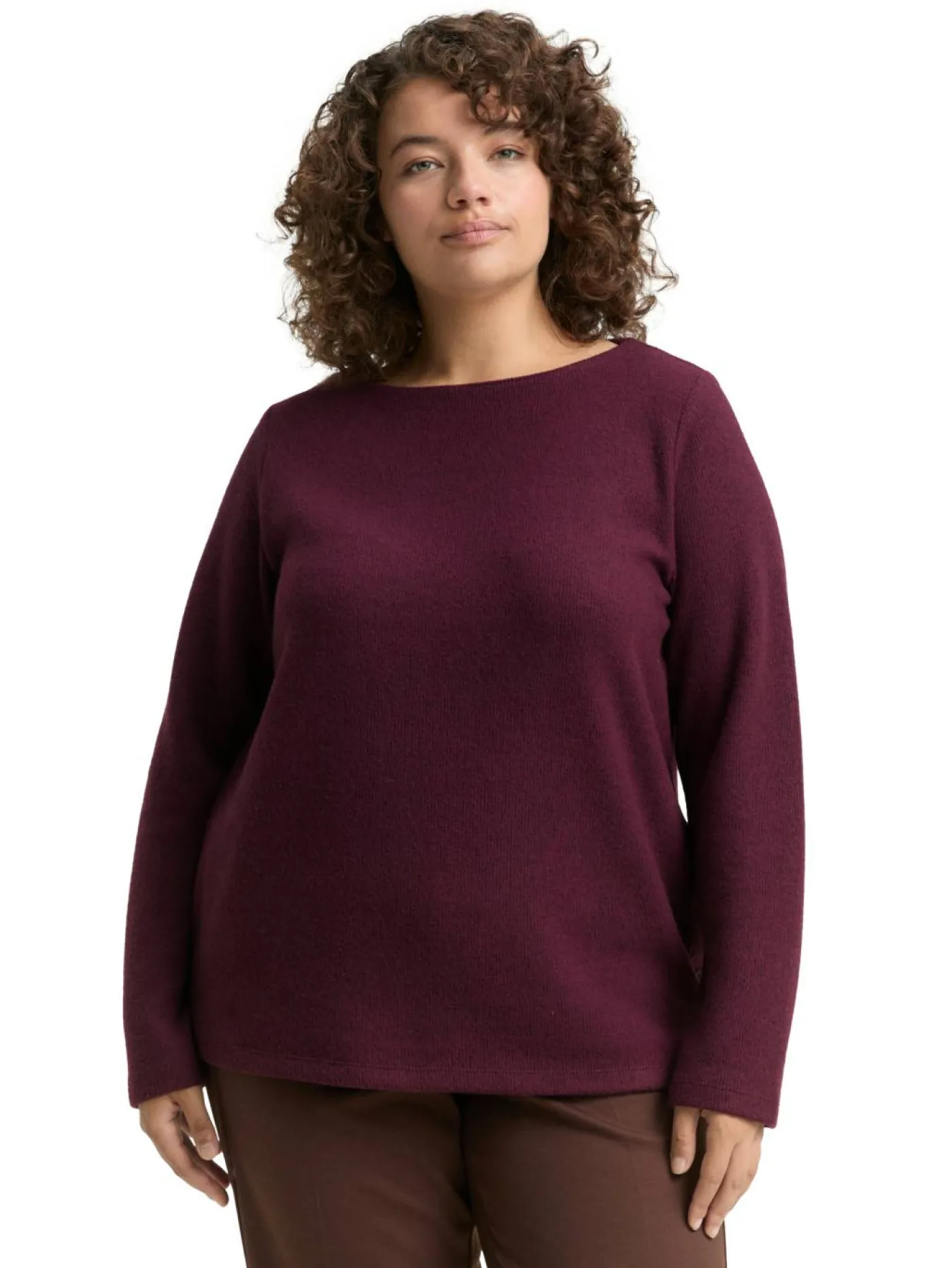 Sweatshirt cosy rib