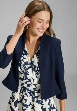 Taillierte Jacke aus Jersey Crêpe