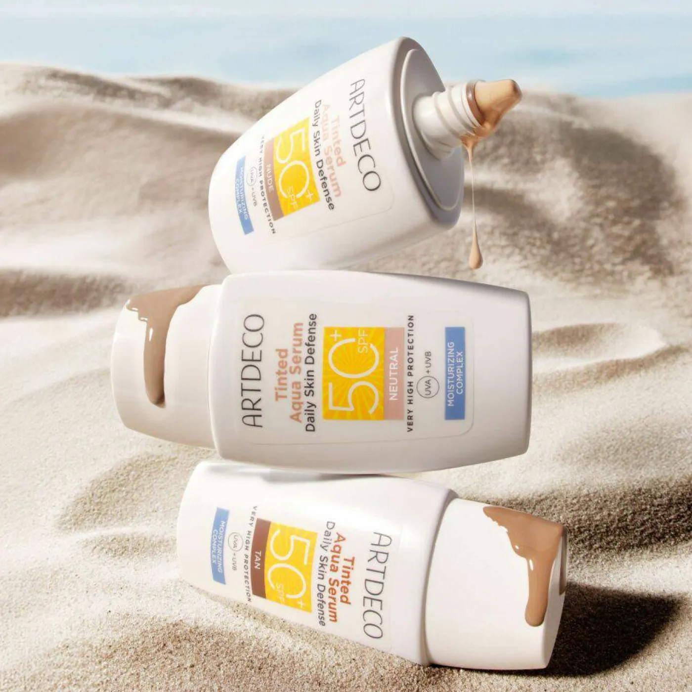 Tinted Aqua Serum Daily Skin Defense SPF50+