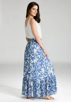 Top aus nachhaltigem Satinchiffon