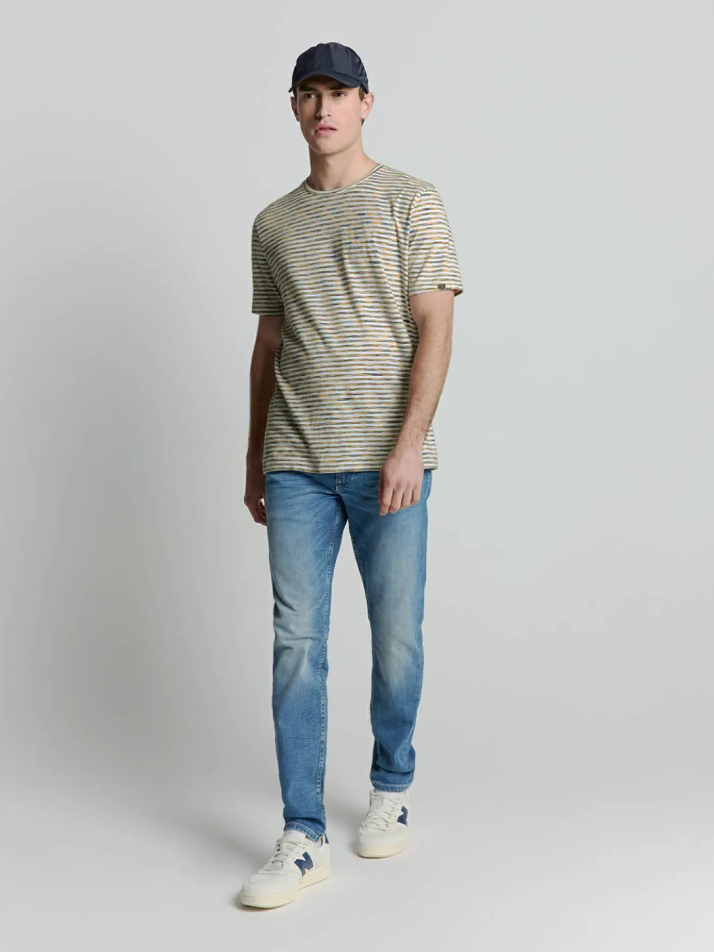 T-Shirt Crewneck Multi Coloured Melange