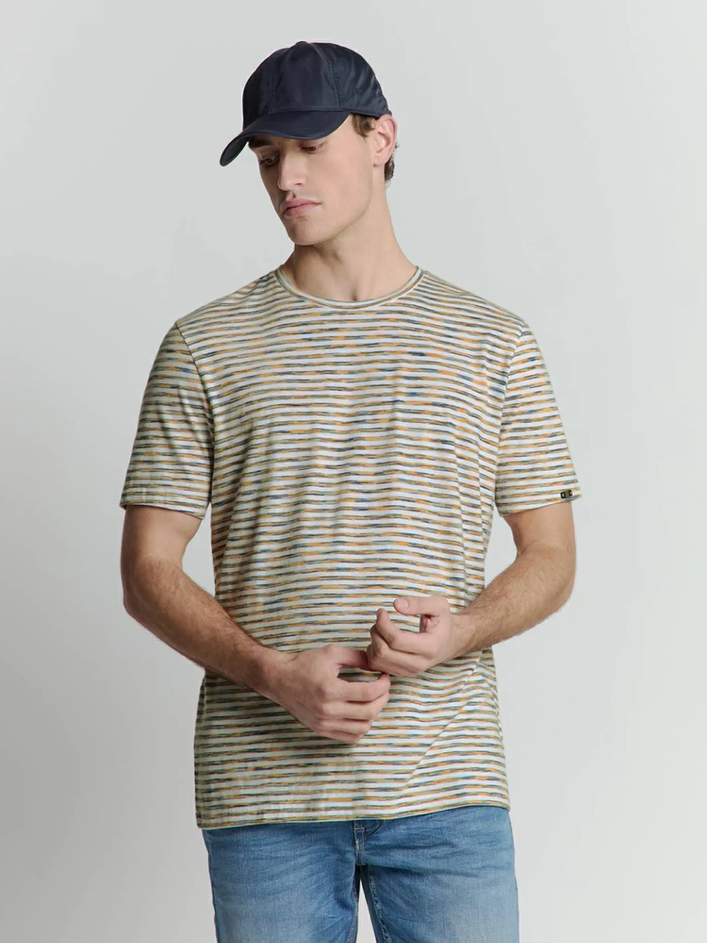 T-Shirt Crewneck Multi Coloured Melange
