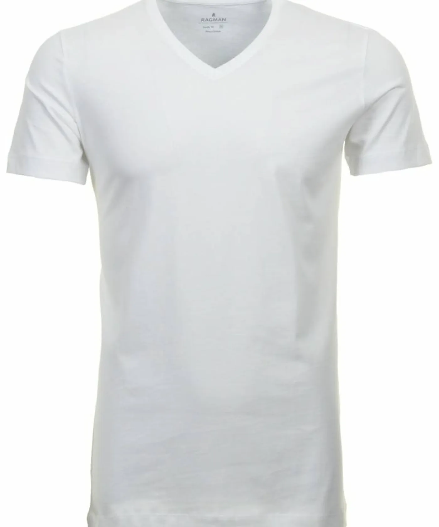 2 T-Shirt Doppelpack Bodyfit mit V-Ausschnitt