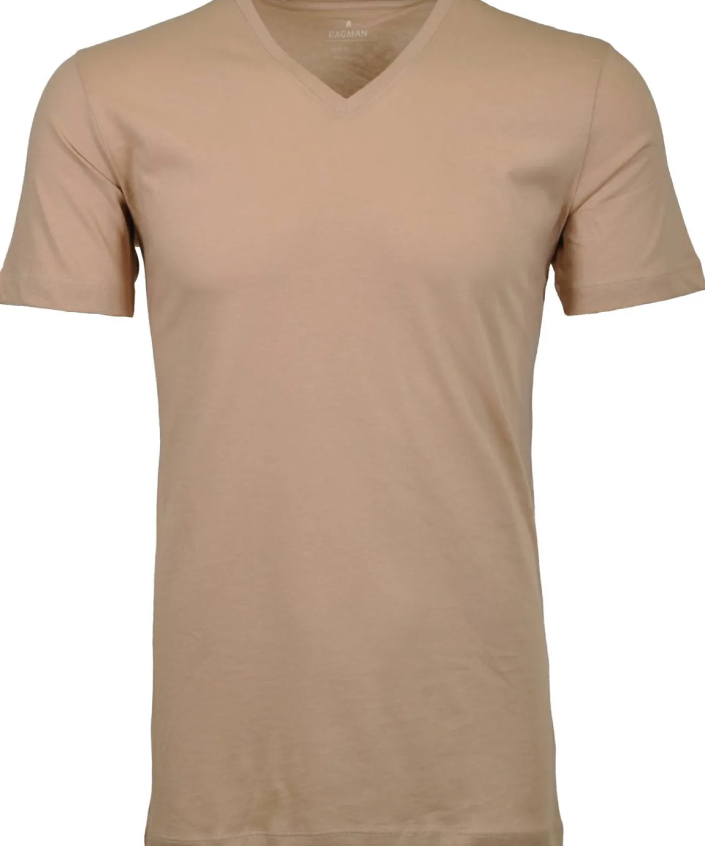 2 T-Shirt Doppelpack Bodyfit mit V-Ausschnitt