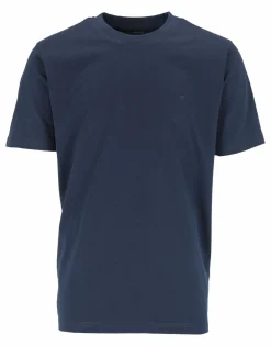 T-SHIRT O-NECK NOS 1/2 ARM, 105 BLAU, S