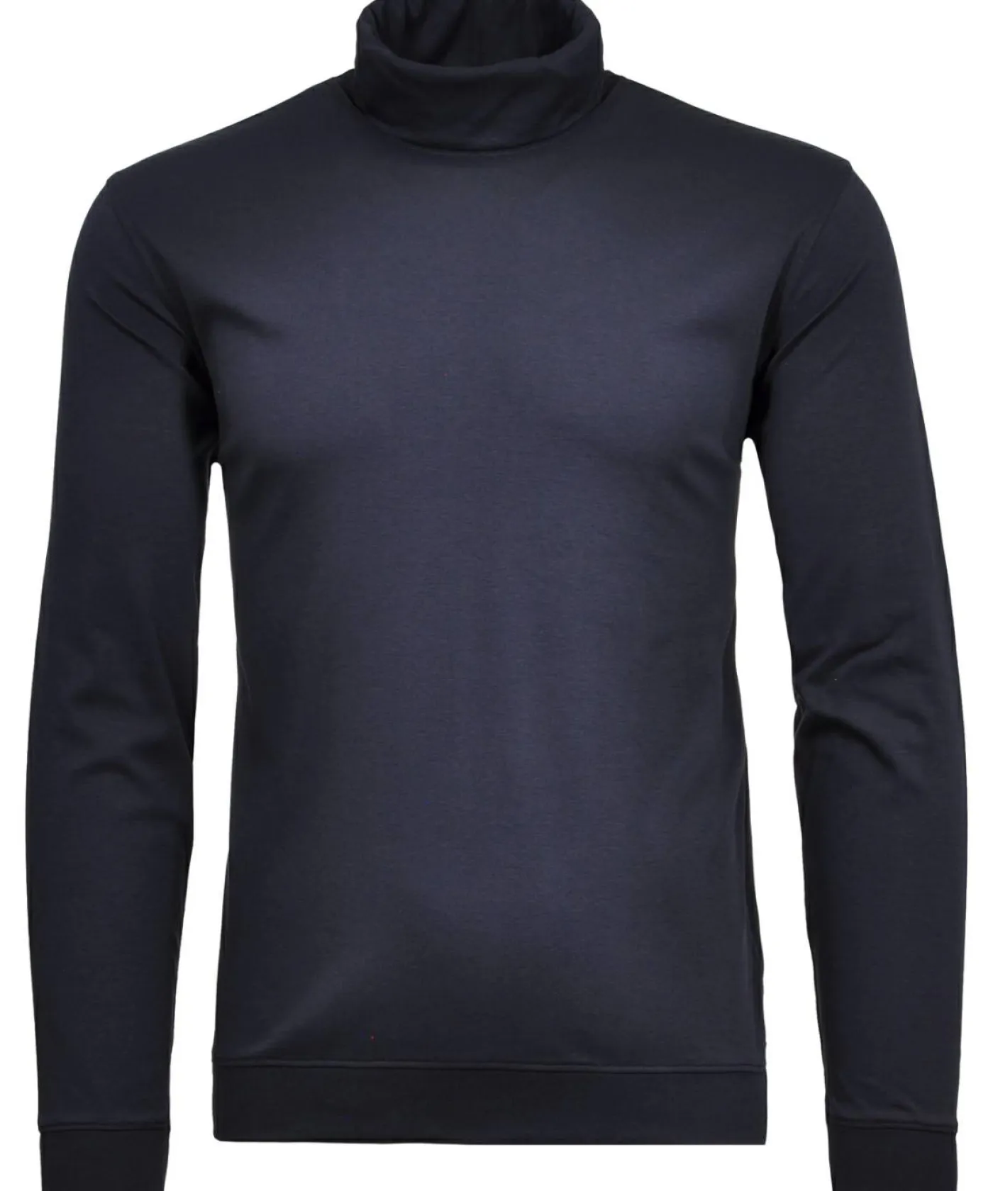 Turtle neck with bottom rib
