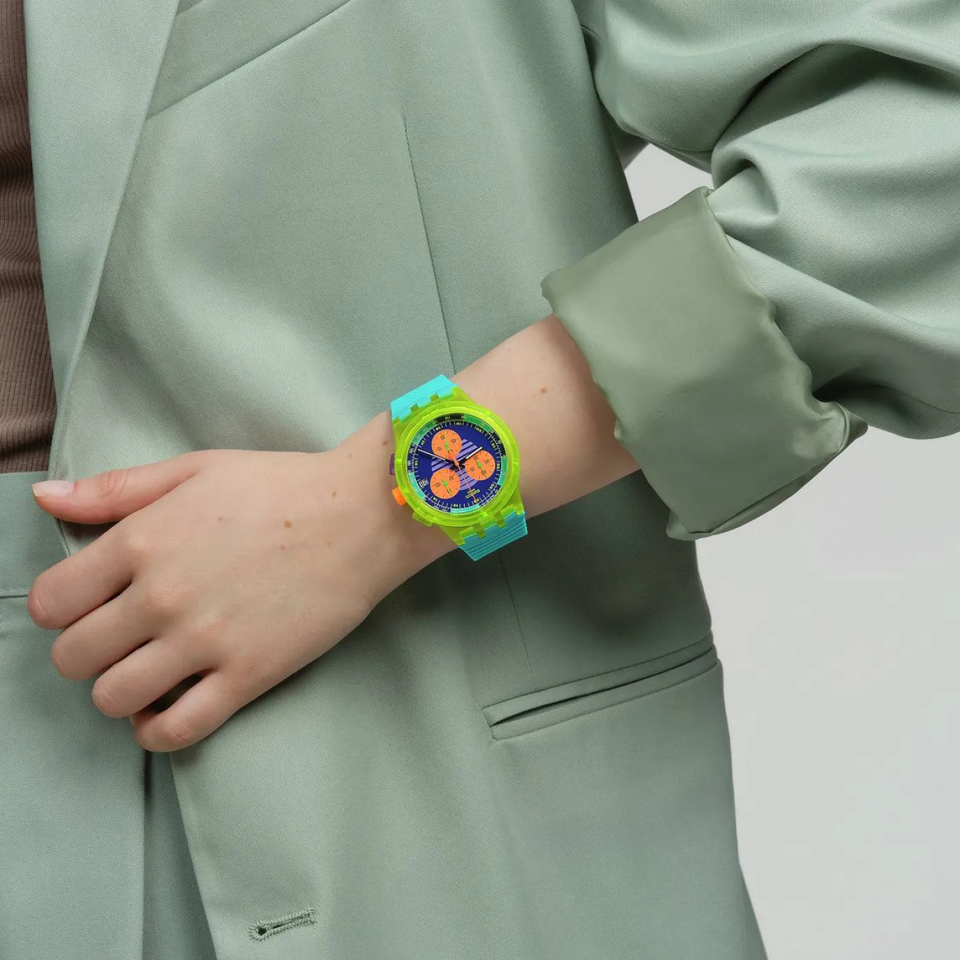 Uhr "Neon Wave"