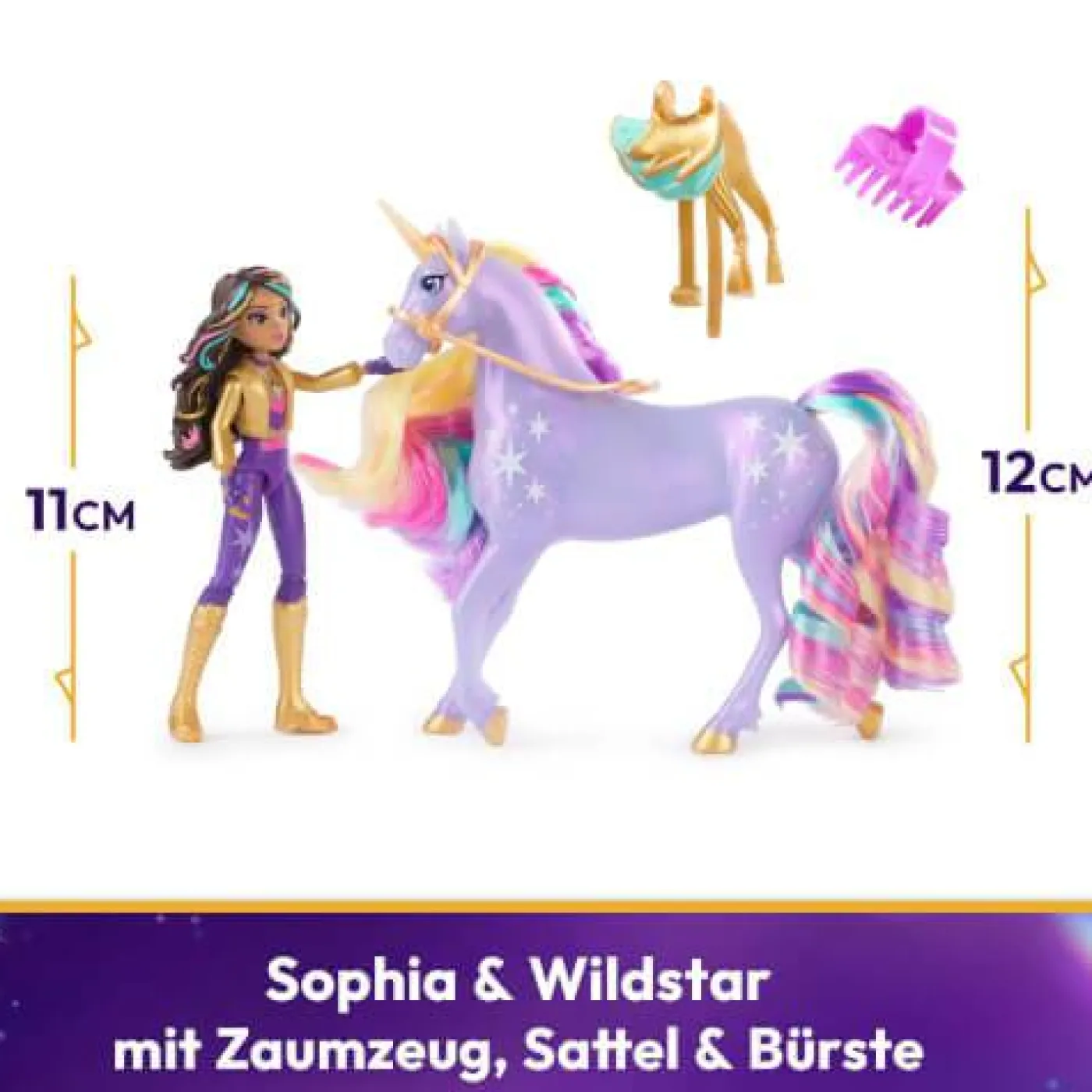 Unicorn Academy "Doll Sophia & Einhorn Wildstar"