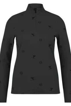 Unterzieher im Allover-Flockprint