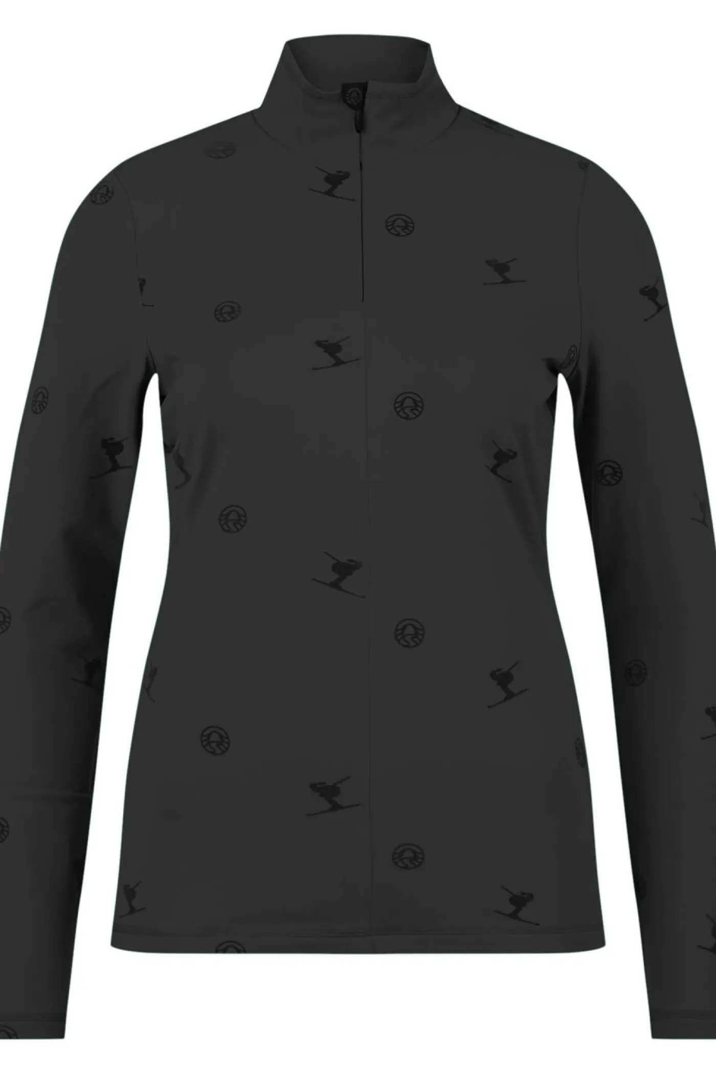 Unterzieher im Allover-Flockprint