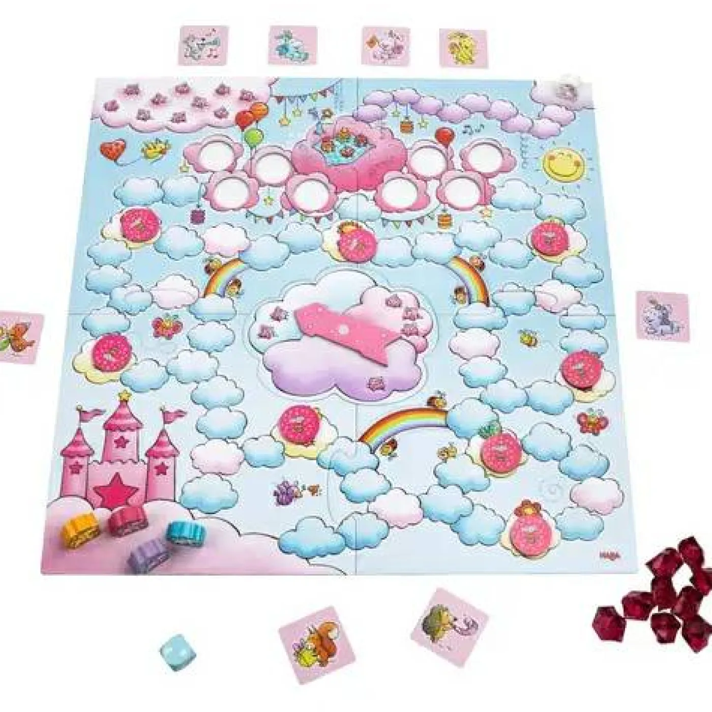 Wettlaufspiel "Einhorn Glitzerglück"