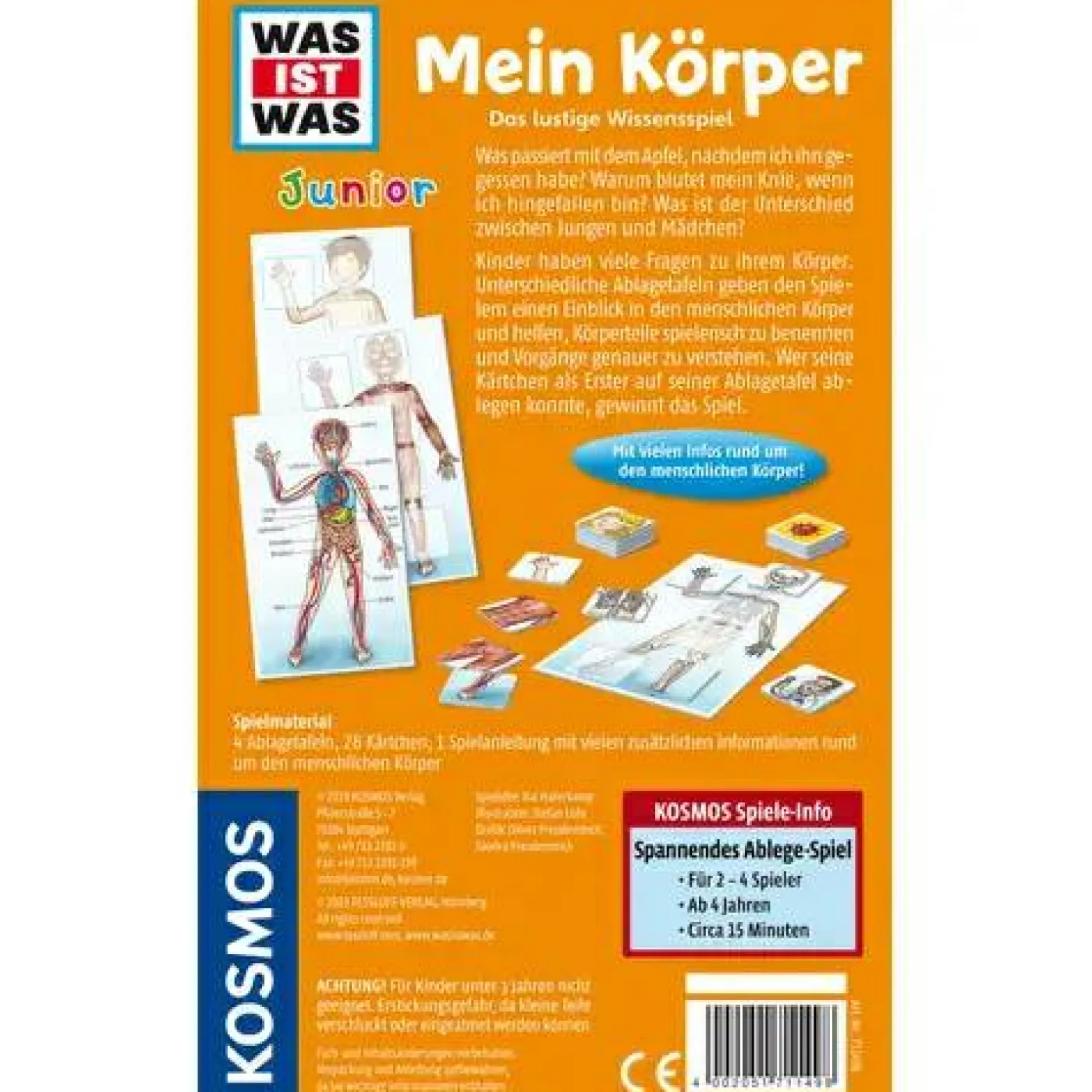 Wissensspiel "Was ist Was Junior - Mein Körper"