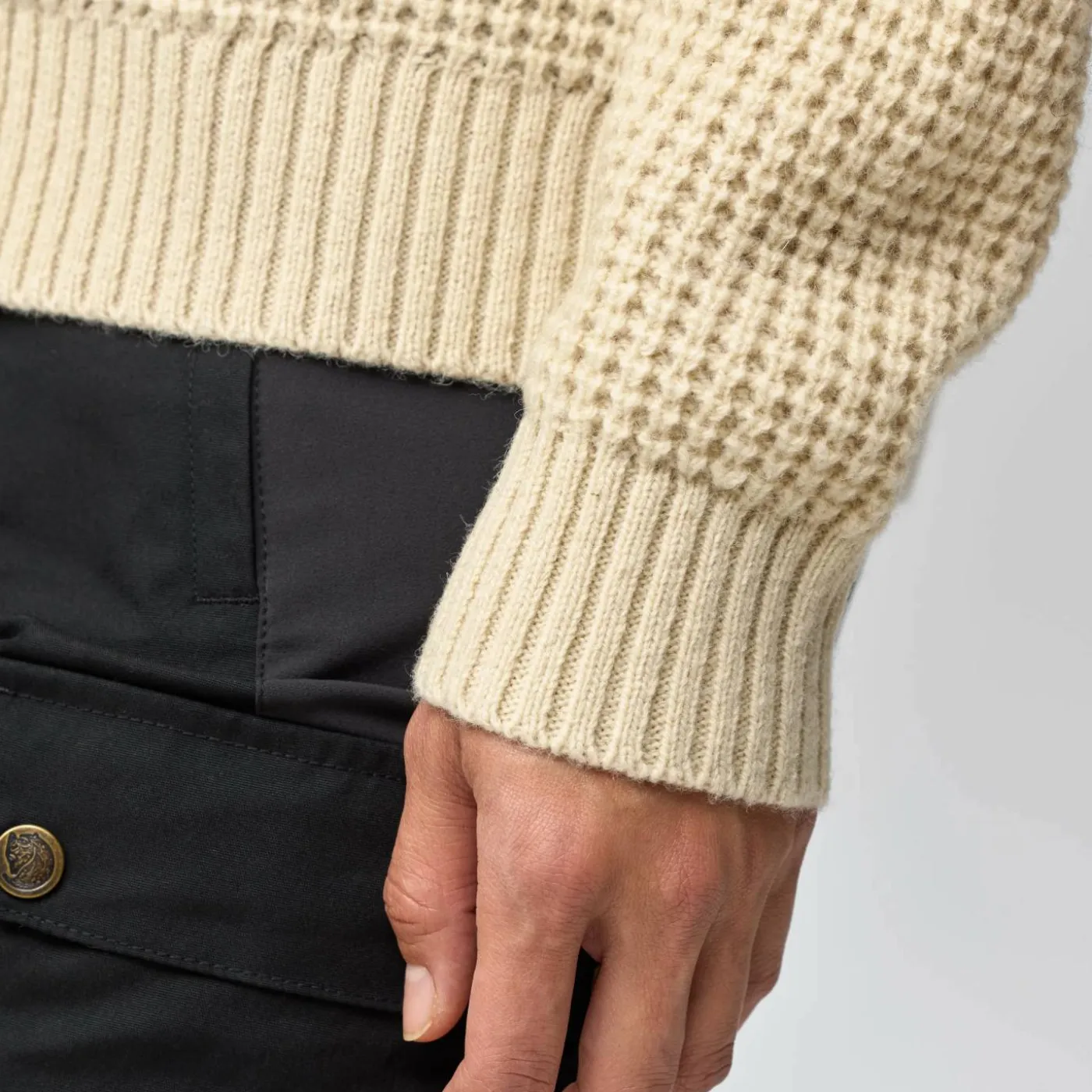 Wollpullover "Övik Waffle"