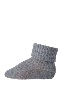 Wollripp-Babysocken