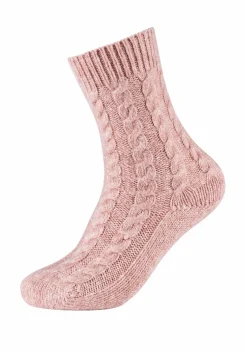 Women cosy cable stitch Socks 1p