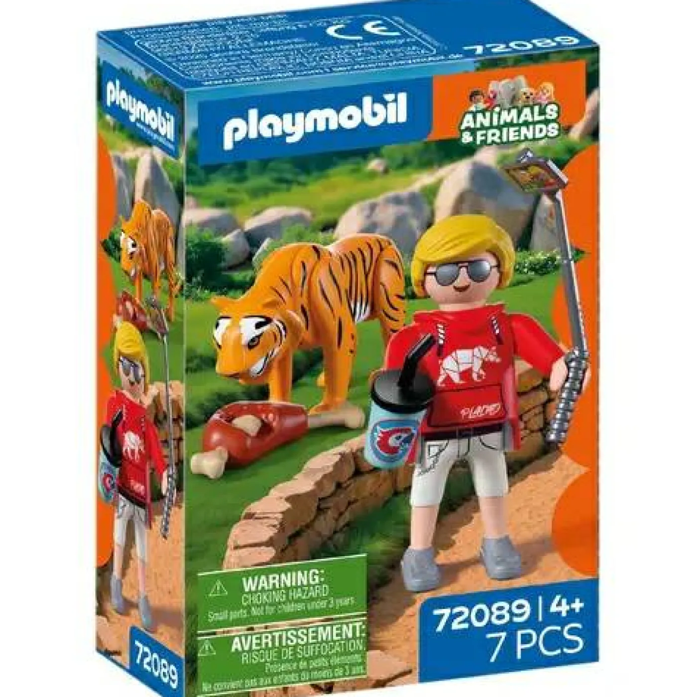 Zoo: Tiger und Besucher