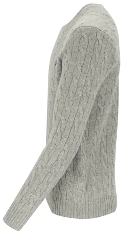 Zopfstrickpullover